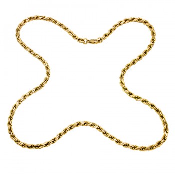 9ct gold 20 inch rope Chain